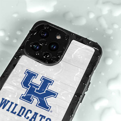 University of Kentucky University of Kentucky Wildcats iPhone 15 Pro Waterproof Case